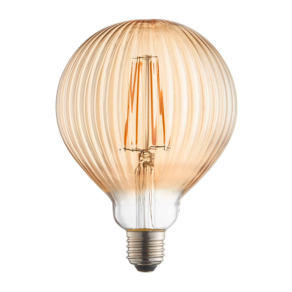Ribb E27 LED filament 125mm dia