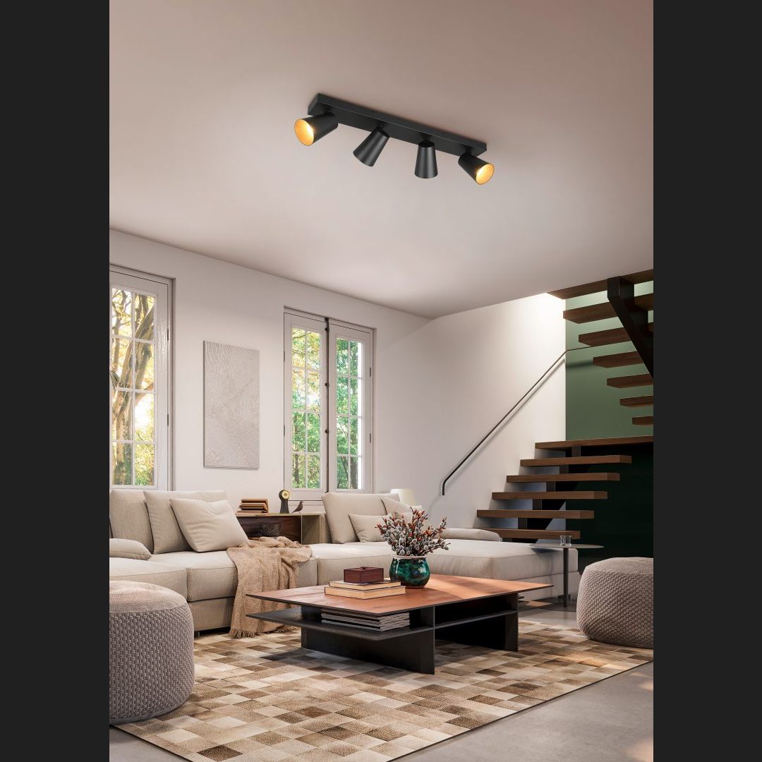 Sharp - Spot - Black Matt - Trio - 817100432