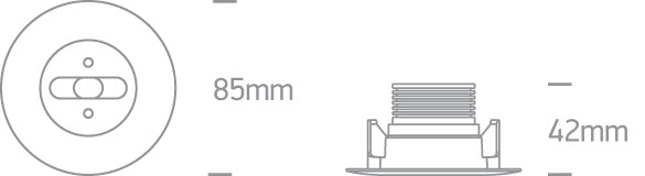 Emergency LED Recessed Spot