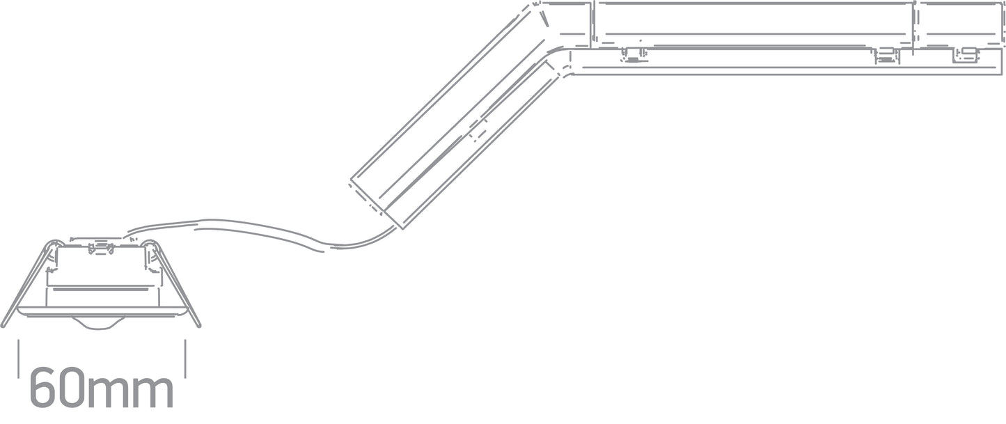 Emergency LED Recessed Spot