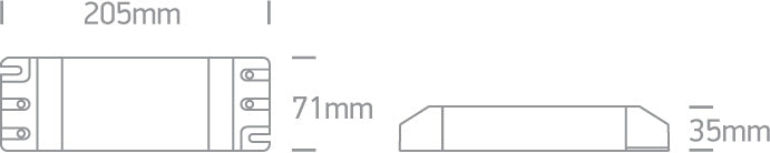 The 24V DC Range TRIAC Dimmable Constant voltage