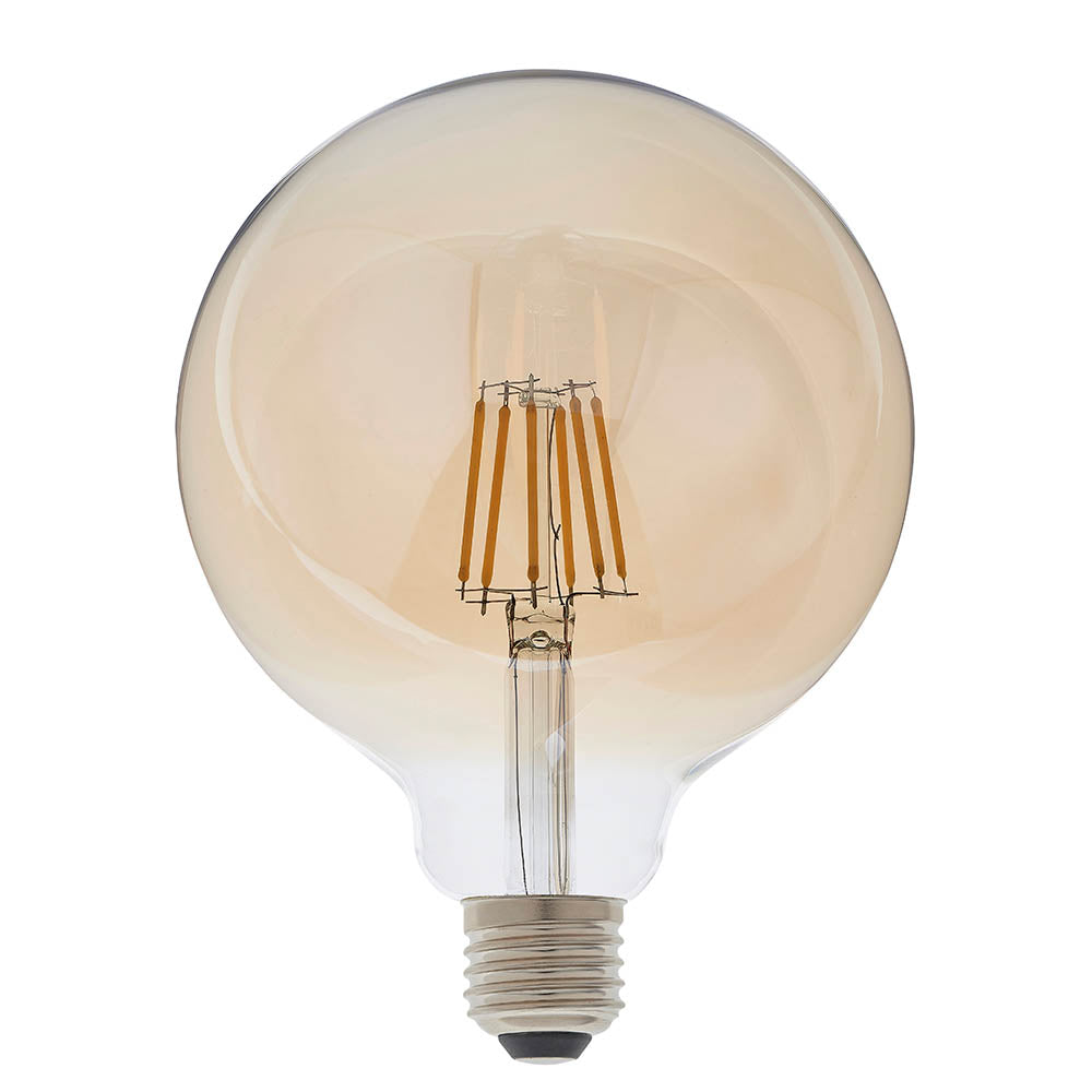 E27 LED filament globe 125mm dia