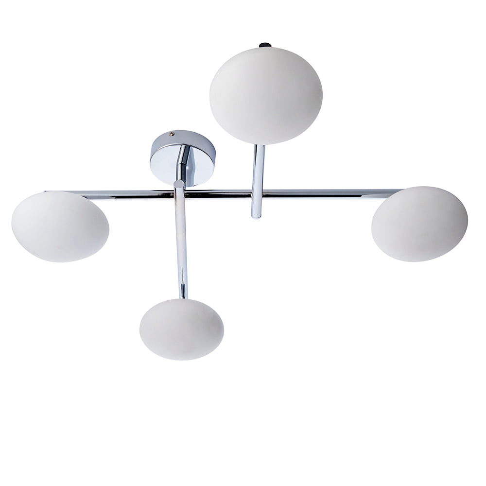 Mobias 4Lt Semi Flush - Chrome