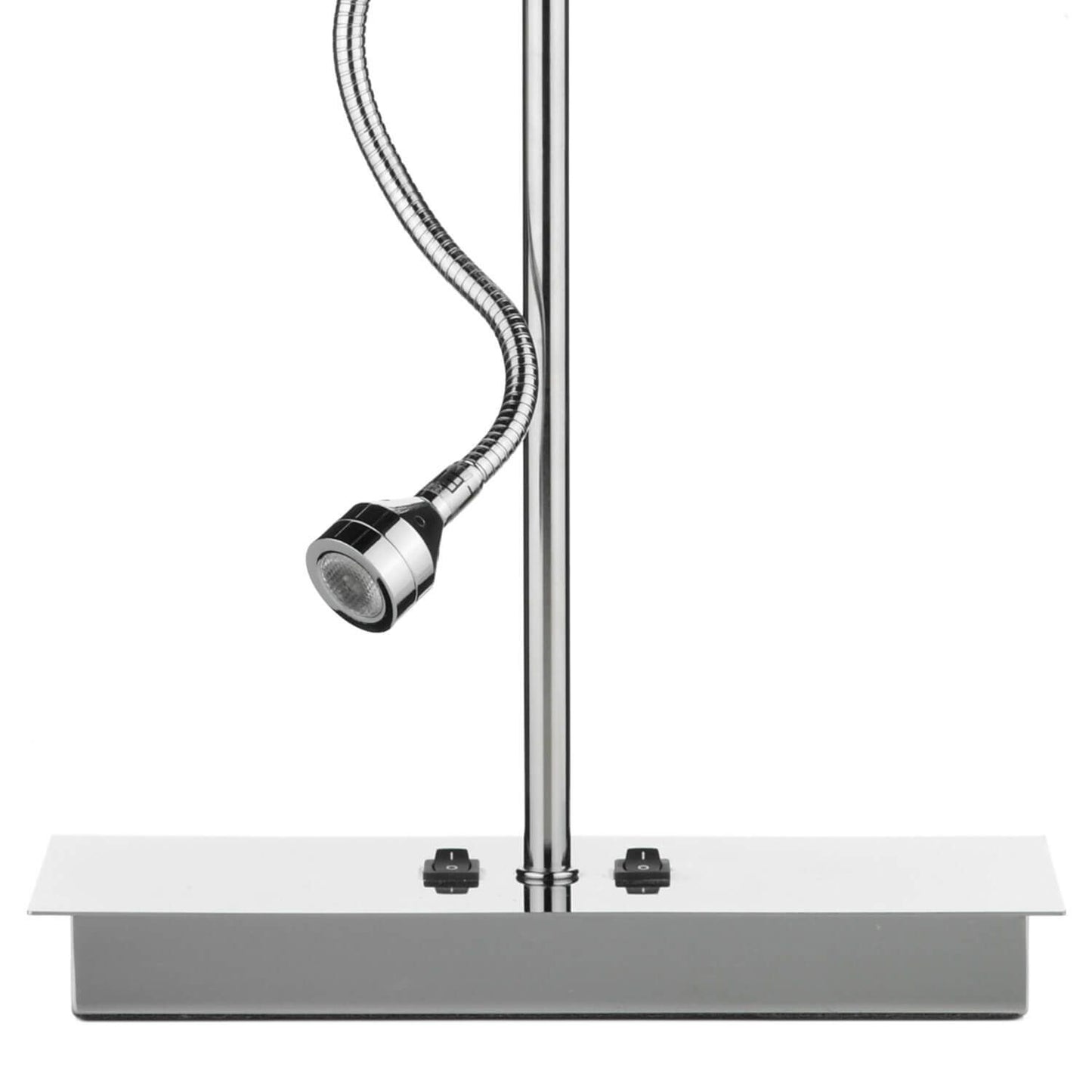 Amalfi Table Lamp Polished Chrome LED With Shade