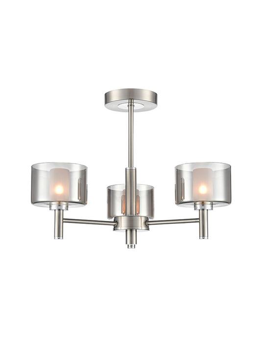 Argento 3lt Fitting in Satin Nickel
