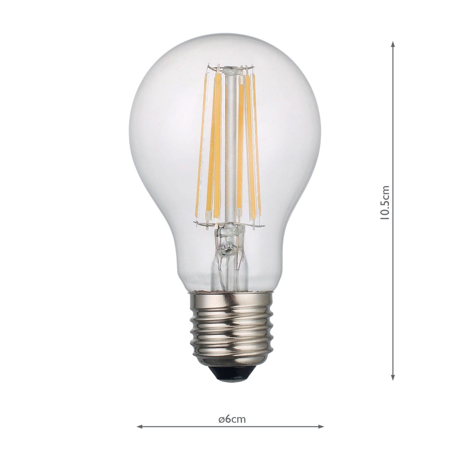 (Pack of 5) LED Light Bulb (Lamp) ES/E27 8W 950LM