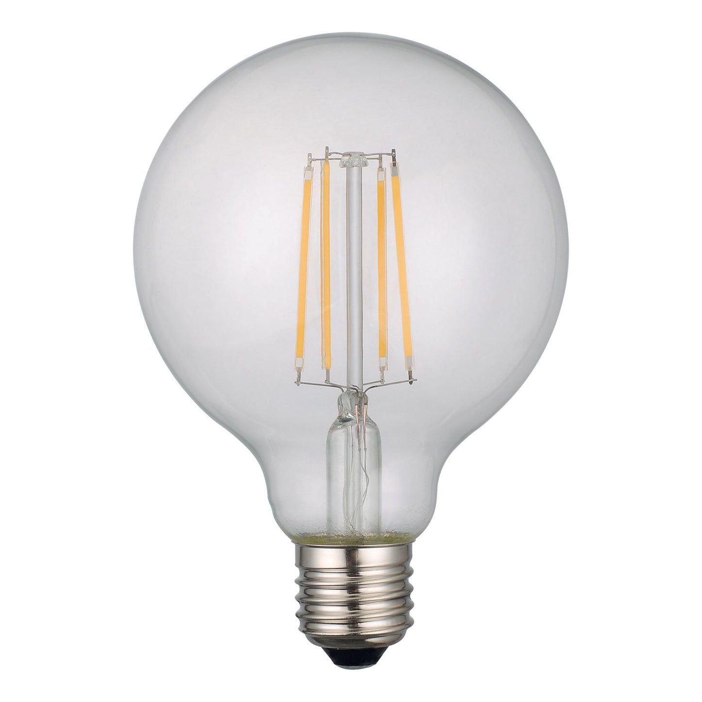 (Pack of 5) LED Medium Globe Light Bulb (Lamp) ES/E27 6W 700LM
