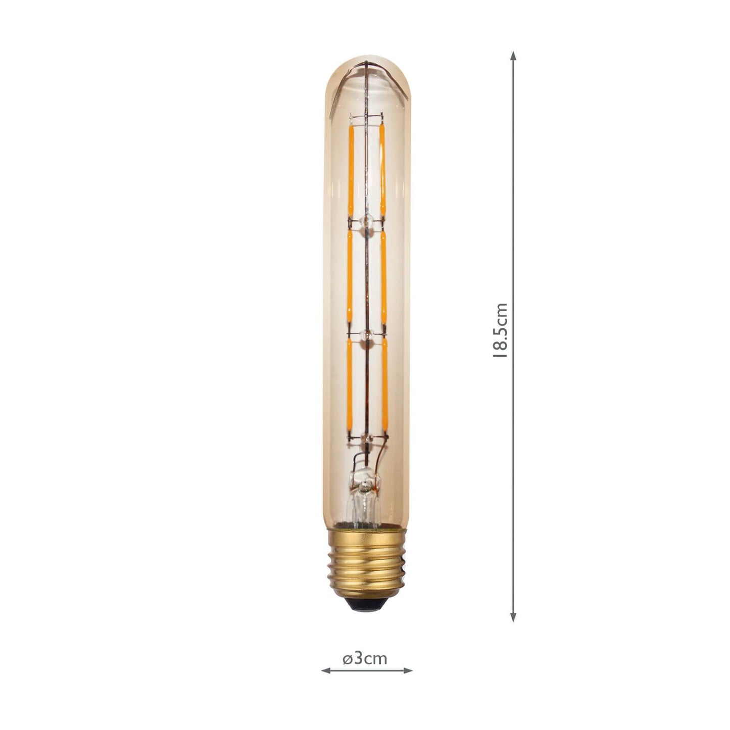 (Pack of 5) LED Tube Light Bulb (Lamp) ES/E27 6W 360LM