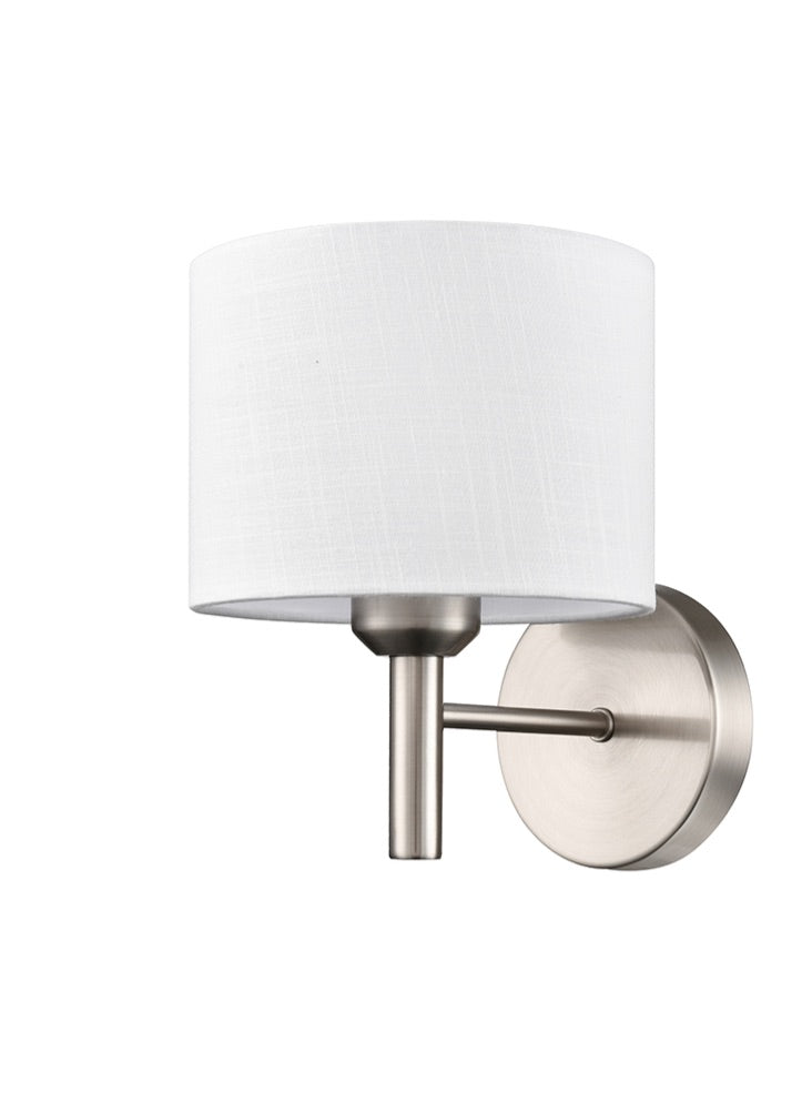 Barolo 1lt Wall Bracket in Satin Nickel