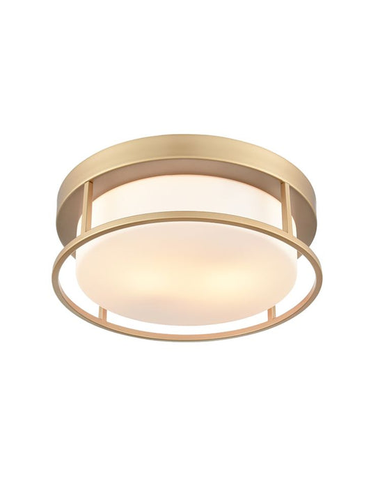 Blaine Gold Painted 300mm Flush Ceiling Fitting