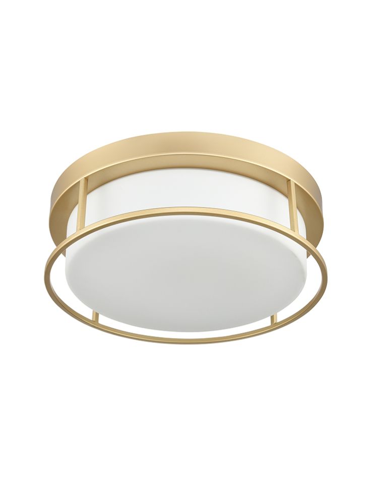 Blaine Gold Painted 380mm Flush Ceiling Fitting