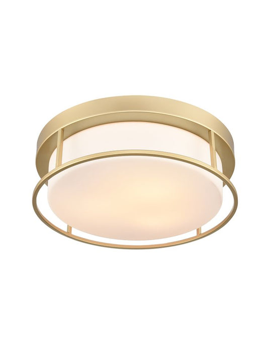 Blaine Gold Painted 380mm Flush Ceiling Fitting