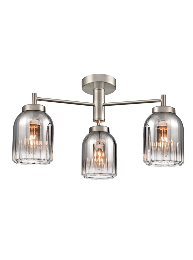 Caligo 3lt Fitting in Satin Nickel
