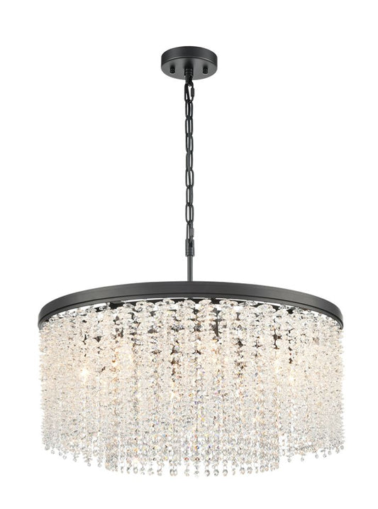 Coral 8lt Pendant in matt black