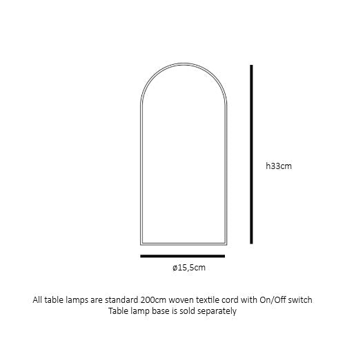 Speak Up! Table lamp S Clear