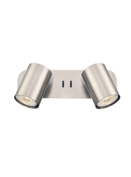 Duet 2lt spotlight in satin nickel