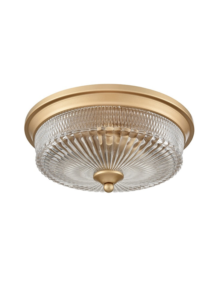 Emerson Gold Painted Flush Ceiling Fitting