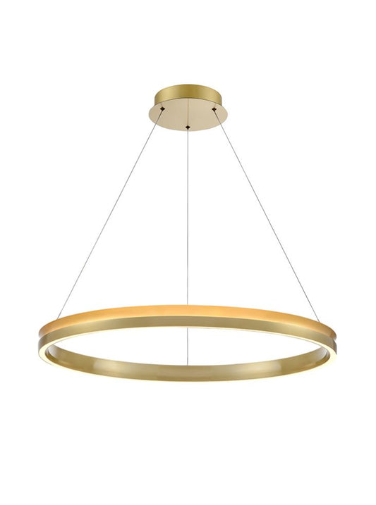 Eternity 800mm Satin Brass LED Pendant