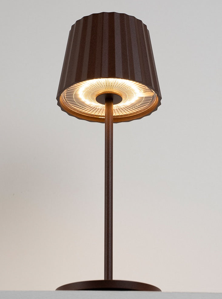 Explorer Portable Table Lamp in Rust