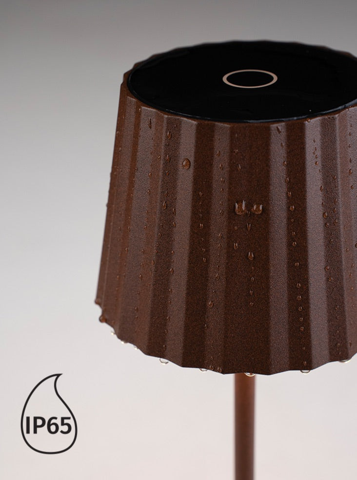 Explorer Portable Table Lamp in Rust