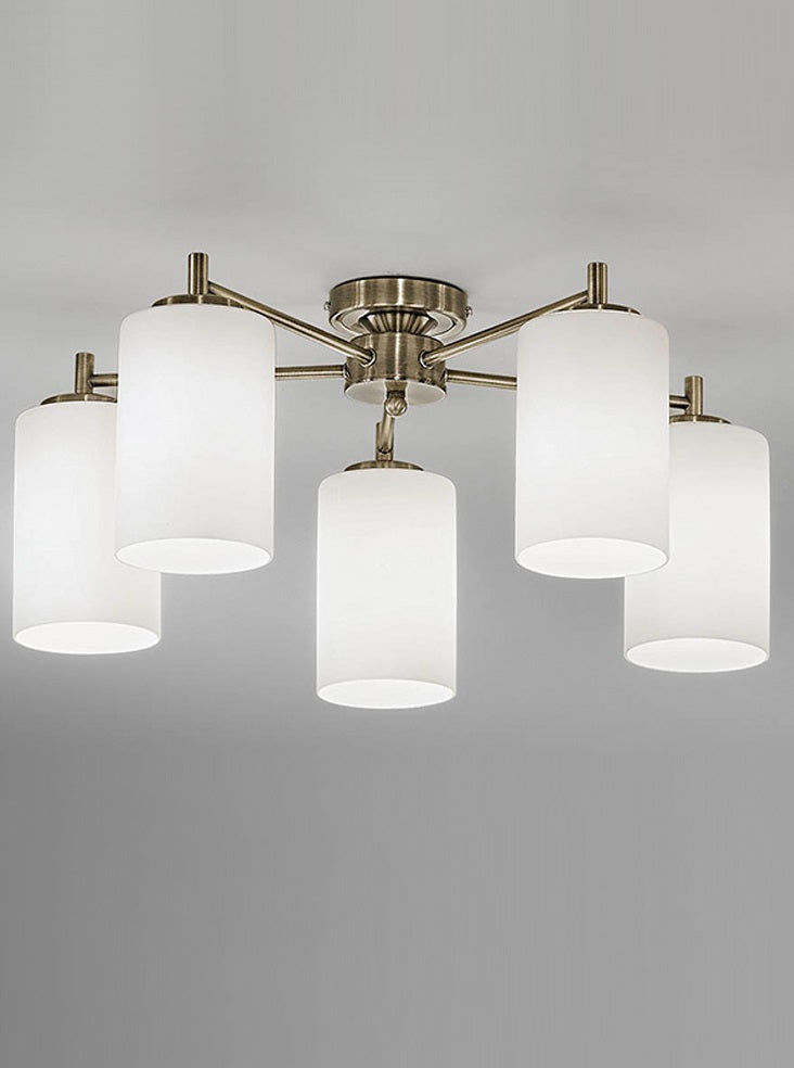 Decima 5 light Fitting (D own)