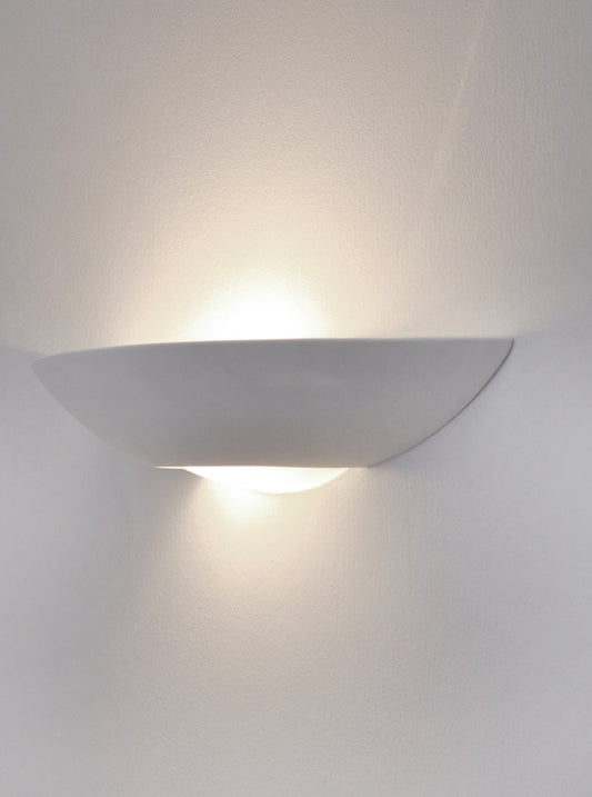 Fresco ceramic uplighter