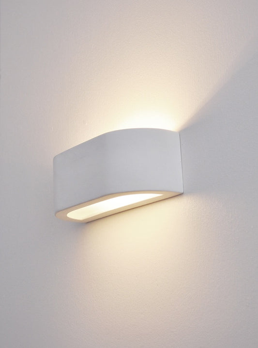 Fresco ceramic uplighter