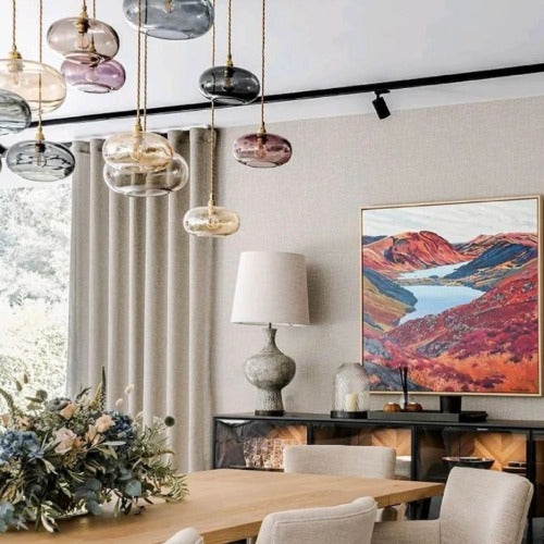 Horizon Pendant lamp XL Forest green