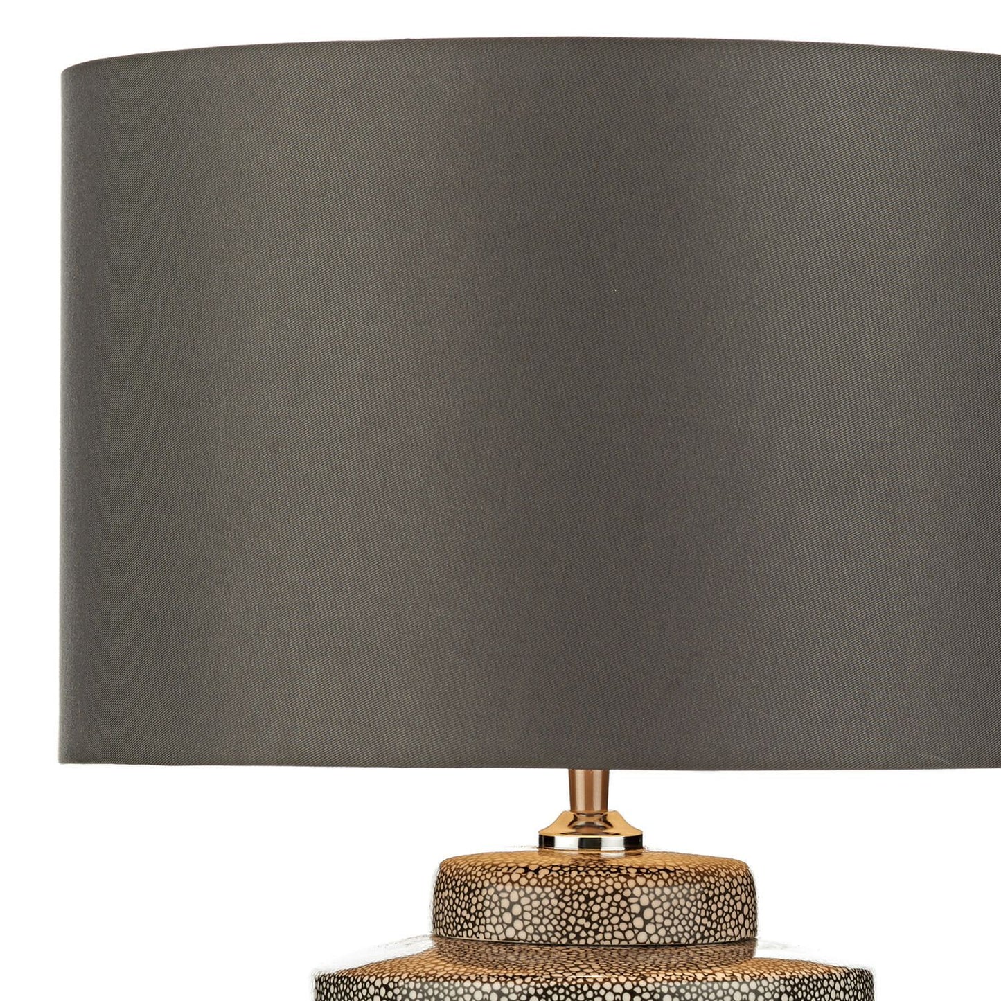 Igor Table Lamp Grey Shagreen With Shade
