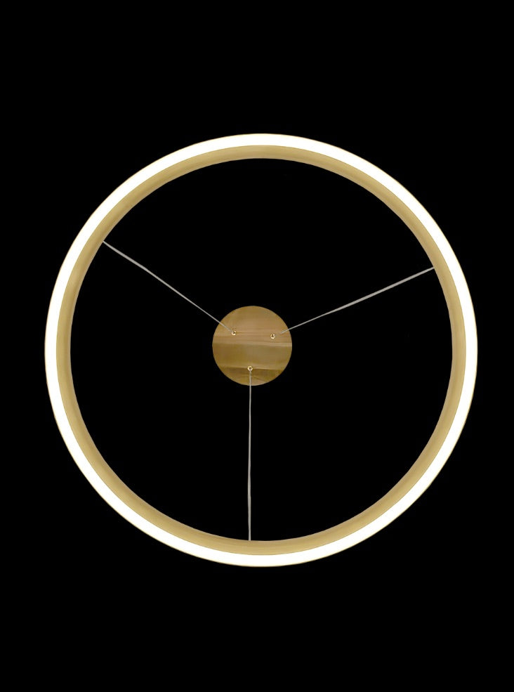 Eternity 800mm Satin Brass LED Pendant