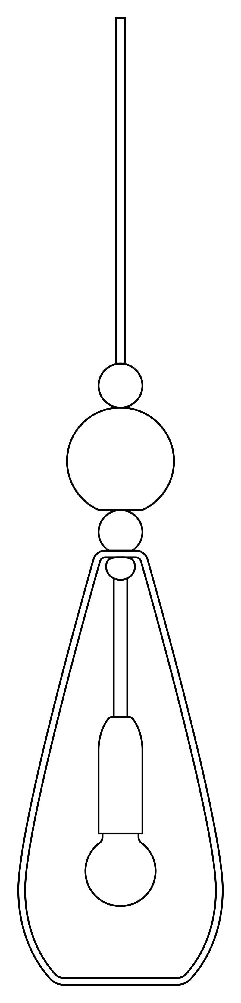 Smykke Pendant lamp M Golden smoke Crystal check ball