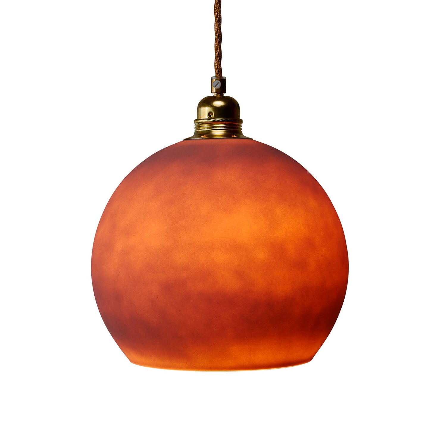 Rowan Pendant lamp M Earl grey Sanded