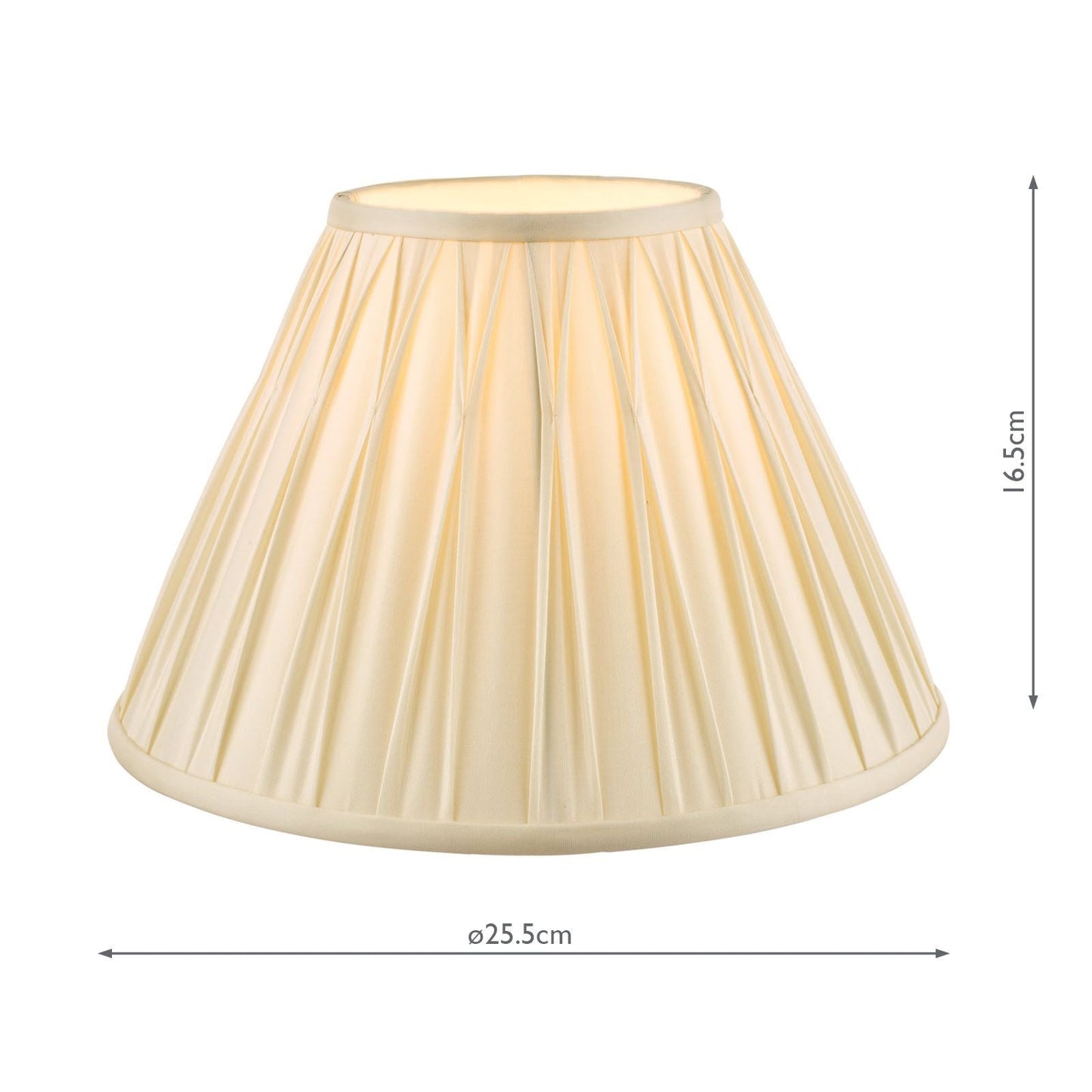 Laura Ashley Fenn Silk Empire Drum Shade Ivory 25cm/10 inch