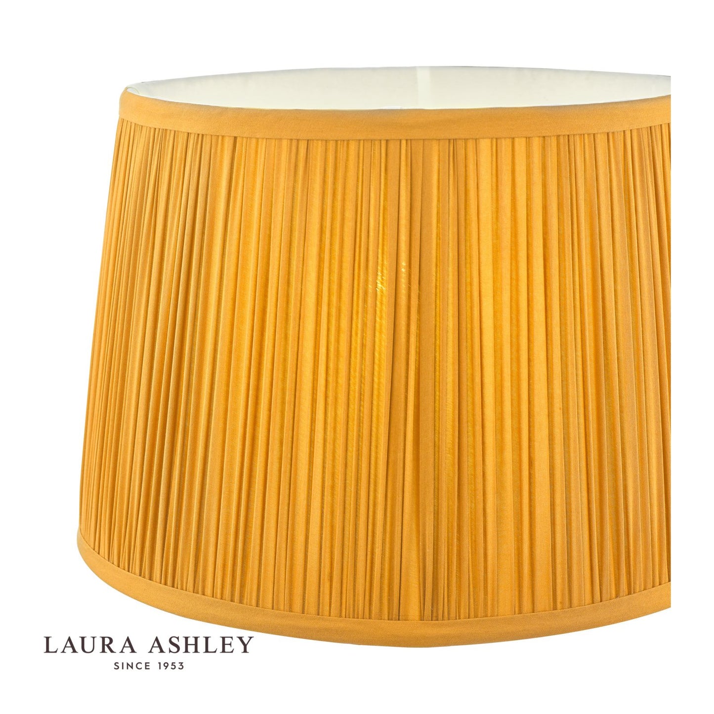 Laura Ashley Hemsley Silk Shade Yellow Ochre 40.5cm/16 inch