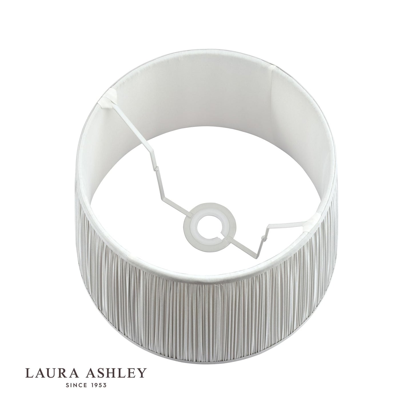 Laura Ashley Hemsley Silk Shade Silver 40.5cm/16 inch
