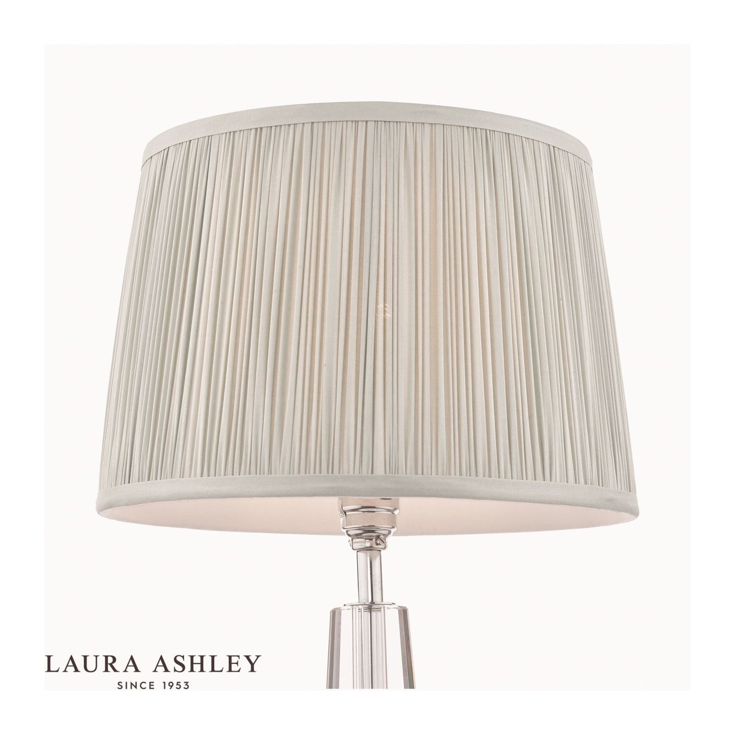 Laura Ashley Hemsley Silk Shade Silver 40.5cm/16 inch
