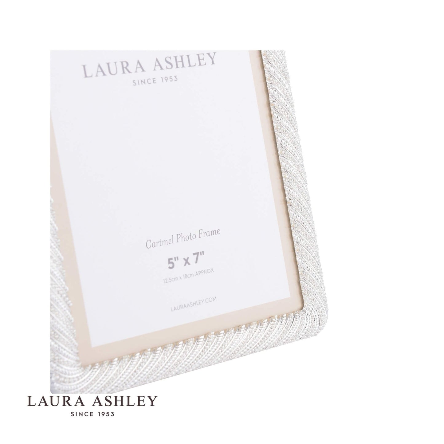 Laura Ashley Cartmel Photo Frame Silver Plated 5x7 inch