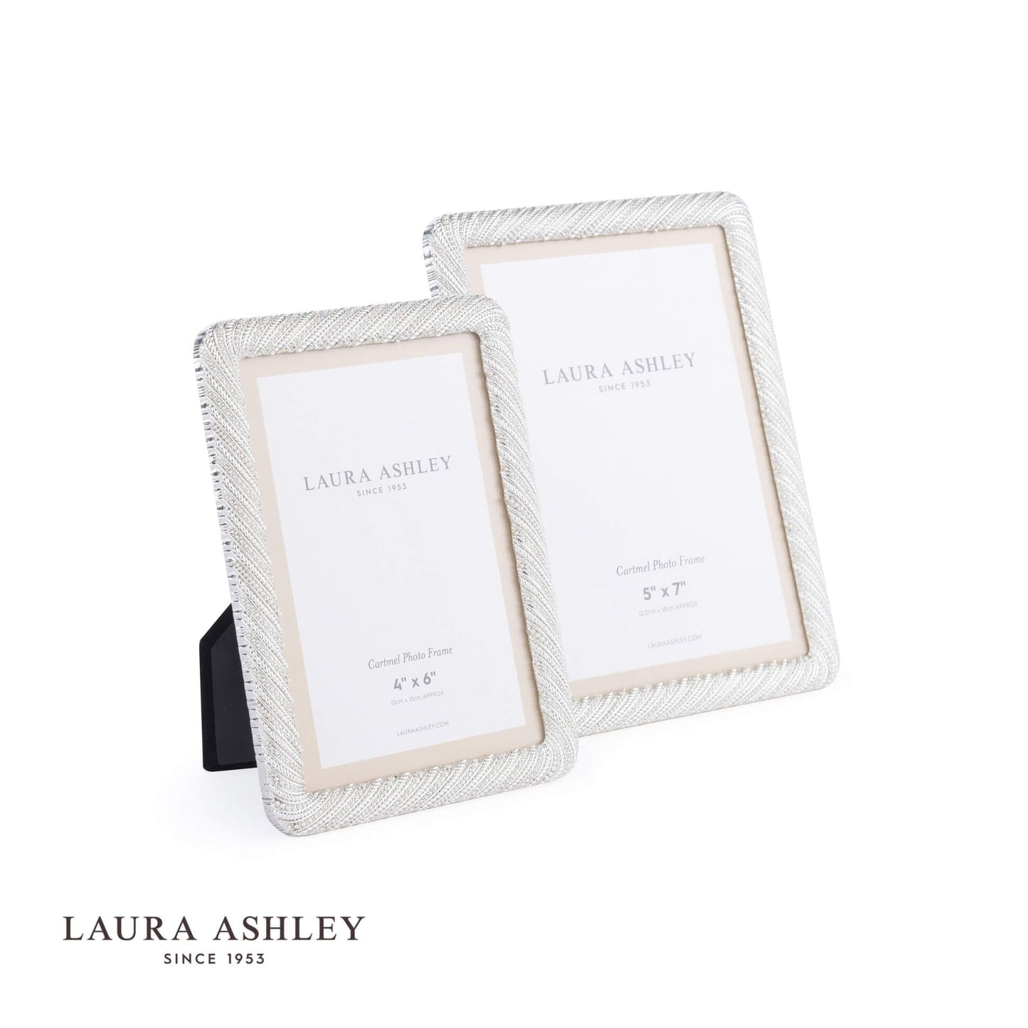 Laura Ashley Cartmel Photo Frame Silver Plated 5x7 inch
