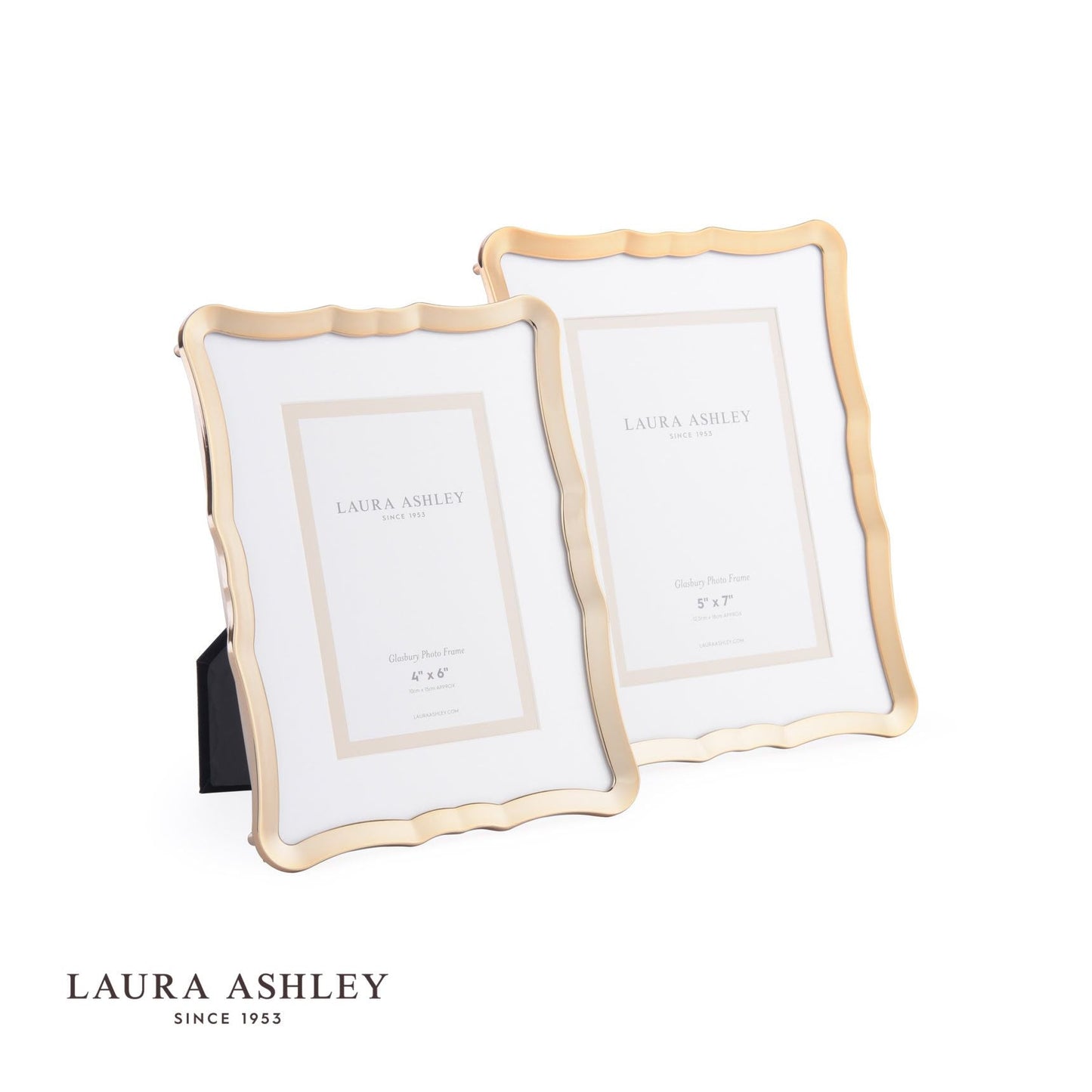 Laura Ashley Glasbury Photo Frame Gold Effect 4x6 inch