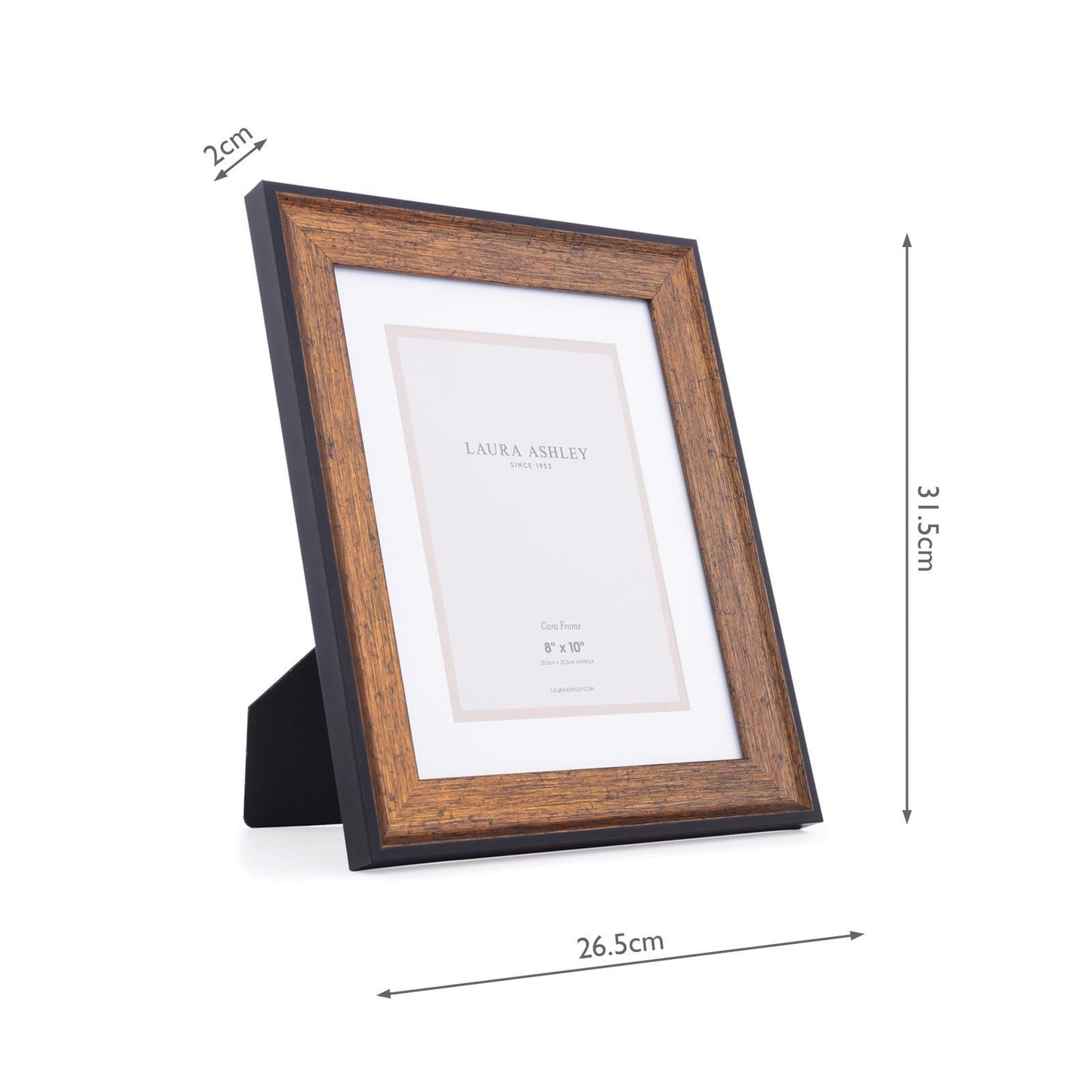 Laura Ashley Cara Photo Frame Bronze 8x10 Inch