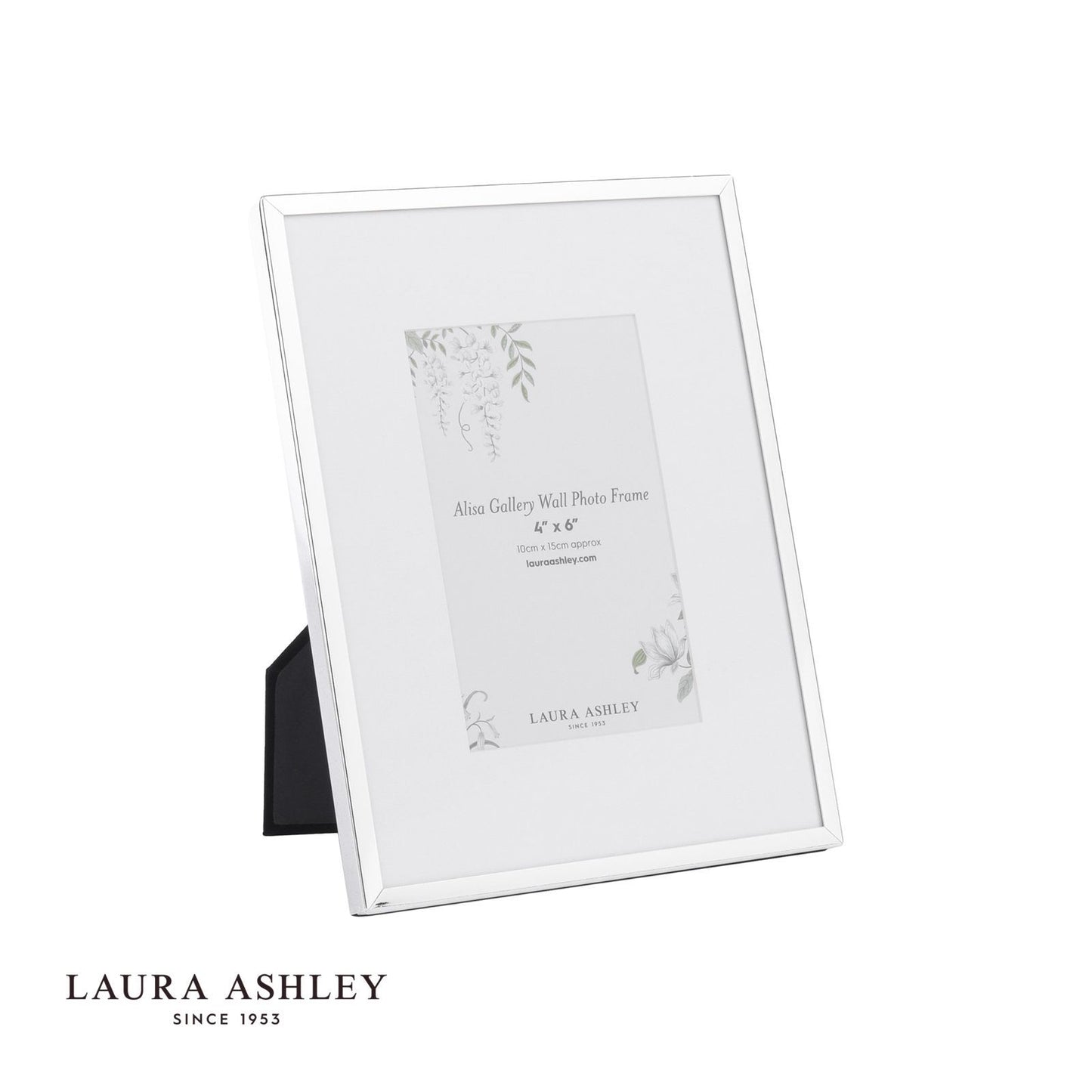Laura Ashley Alisa Photo Frame Polished Silver (Set of 3)