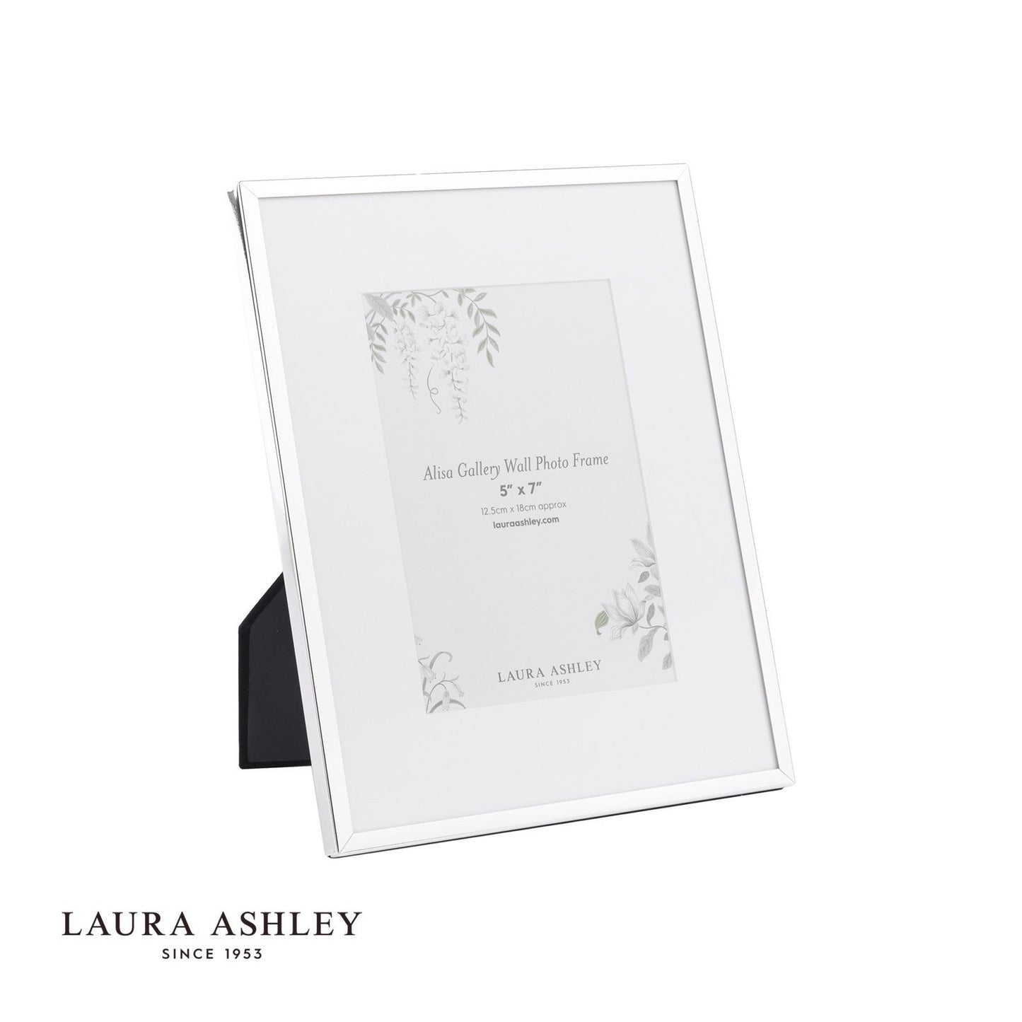 Laura Ashley Alisa Photo Frame Polished Silver (Set of 3)