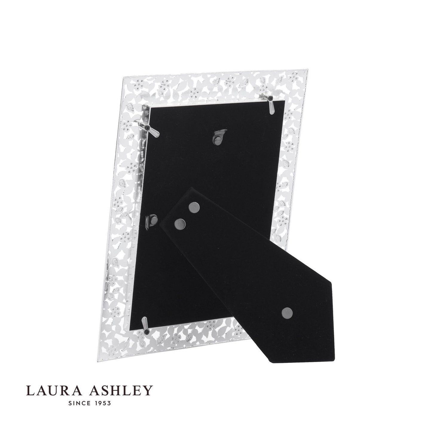 Laura Ashley Woolard Photo Frame Polished Silver 5