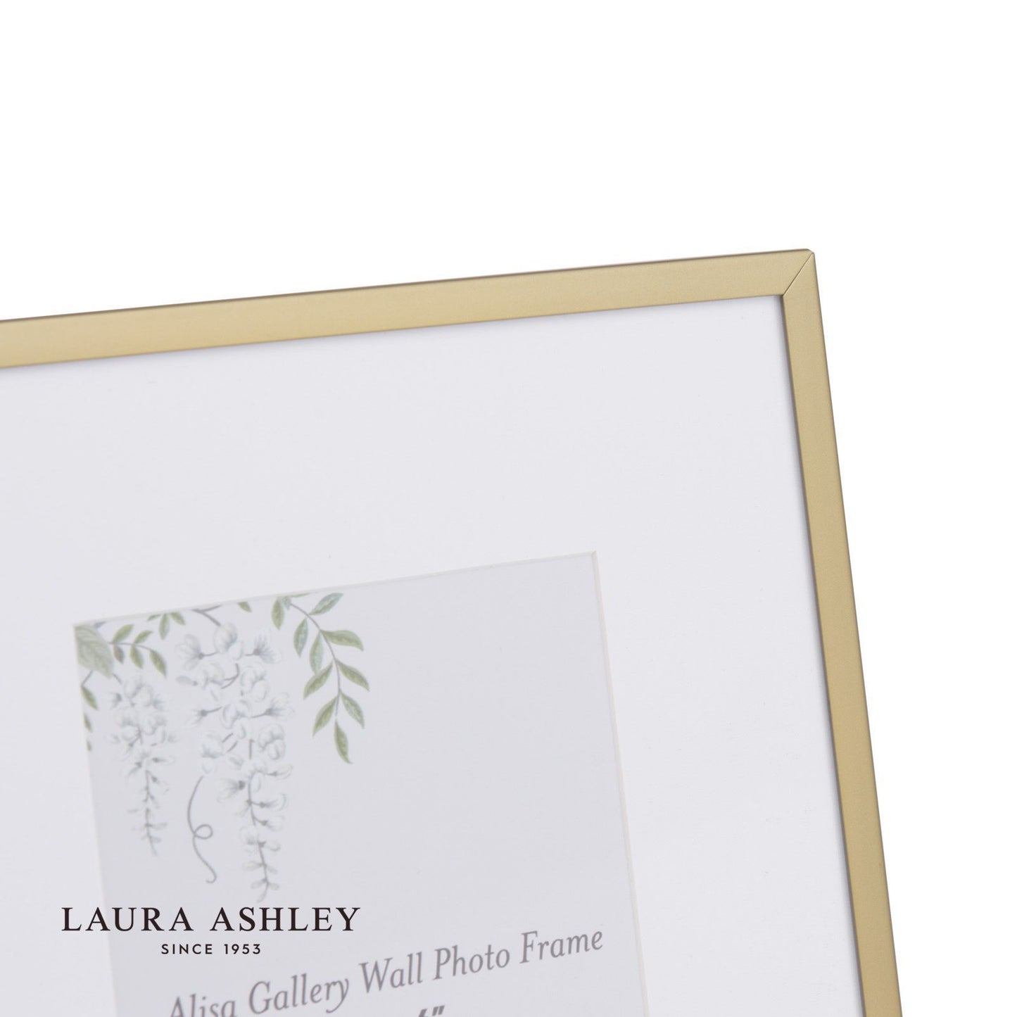 Laura Ashley Alisa Photo Frame Matt Gold (Set of 6)