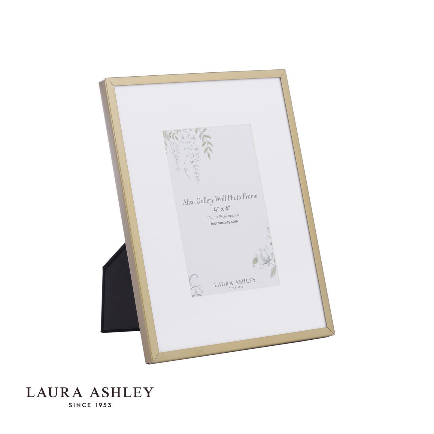 Laura Ashley Alisa Photo Frame Matt Gold (Set of 6)