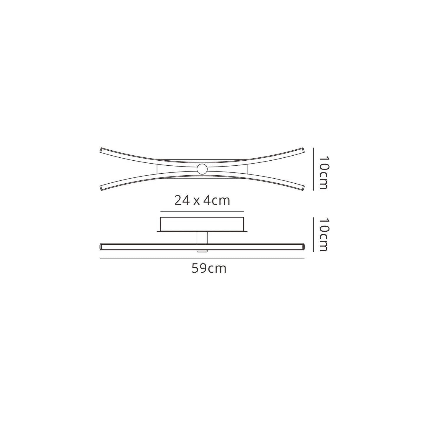 Jeri Wall Lamp / Picture Light, 2 x12W LED, 3000K, 1497lm, Polished Chrome, 3yrs Warranty by Mantra
