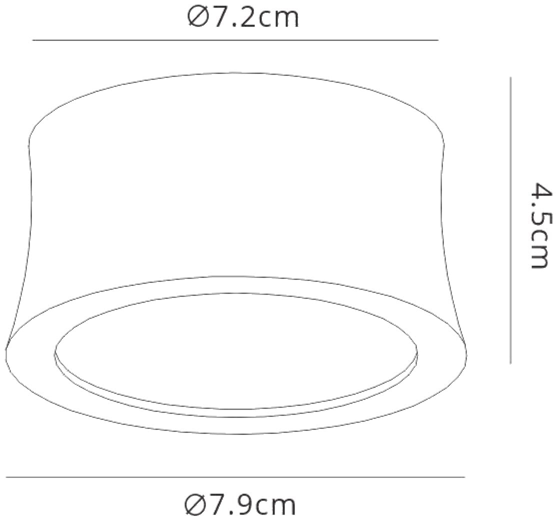 Gower Spotlight, 7W LED, 4000K, 560lm, Sand Black, 3yrs Warranty by Mantra
