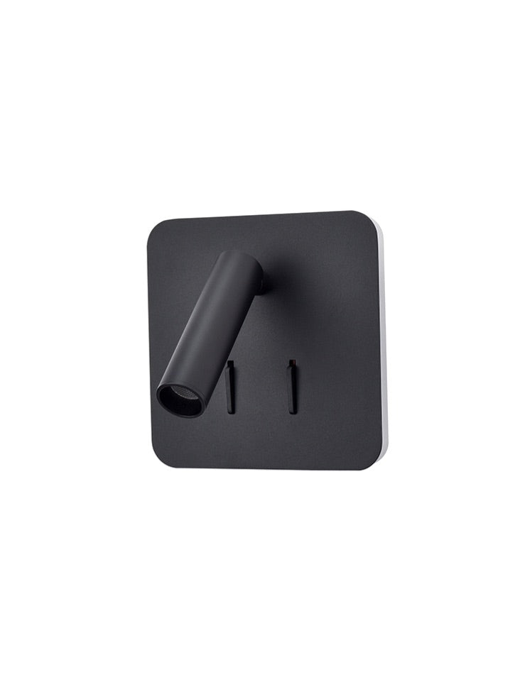 Luca wall light in black