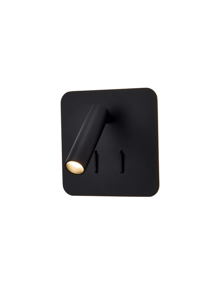 Luca wall light in black