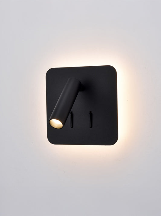 Luca wall light in black